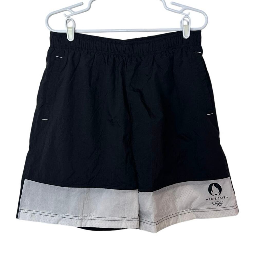 Paris 2024 Olympics NWT Woven Lined Short Size L Activewear‎ Athletic Workout